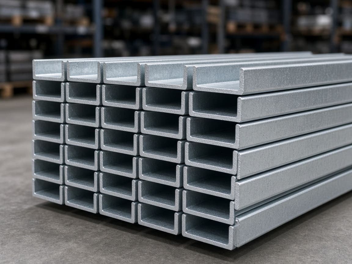 C-Channel — C-shaped channels for purlins, girts, frames, and lighter structural supports.