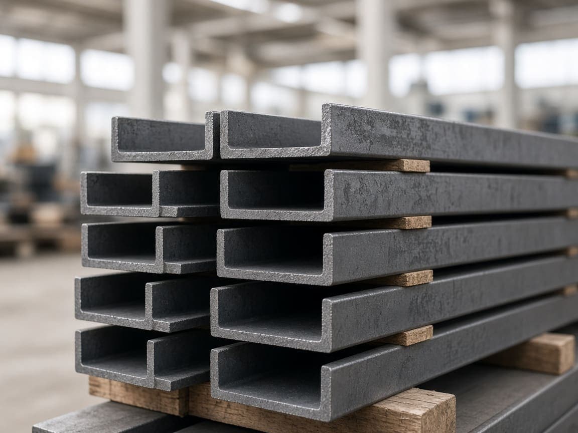 Channel — Structural steel channels for framing, bracing, and general fabrication.