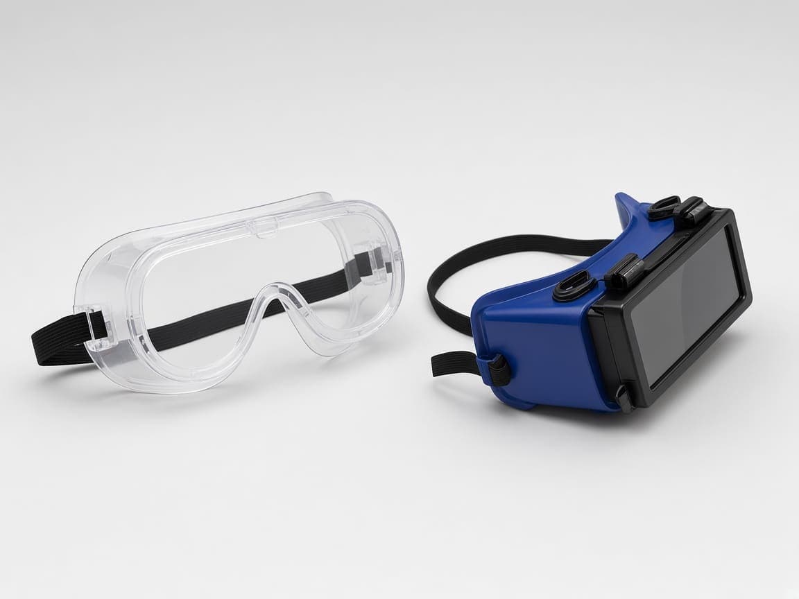 Eye Protection — Safety goggles and glasses for impact, dust, and general industrial eye protection.